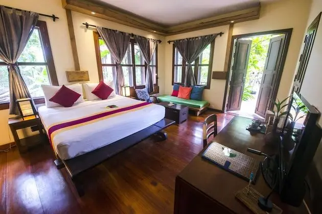 Deluxe İki Ayrı Yataklı Oda, 1 Yatak Odası, Balkon, Bahçe Manzaralı