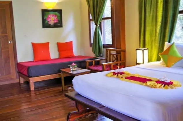 Deluxe İki Ayrı Yataklı Oda, 1 Yatak Odası, Balkon, Bahçe Manzaralı