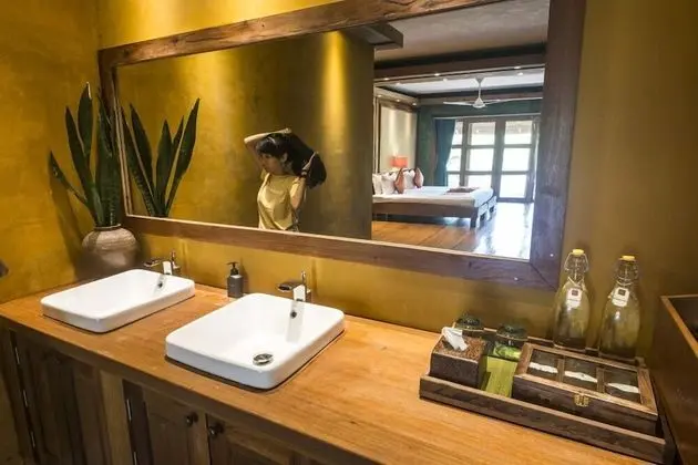 Deluxe İki Ayrı Yataklı Oda, 1 Yatak Odası, Balkon, Bahçe Manzaralı