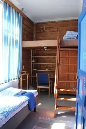 Tek Büyük Yataklı Oda, Ortak Banyo (Loft Bed, Asemapaallikon kammari)