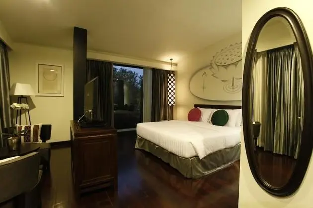 Deluxe Tek Büyük veya İki Ayrı Yataklı Oda, Bahçeli