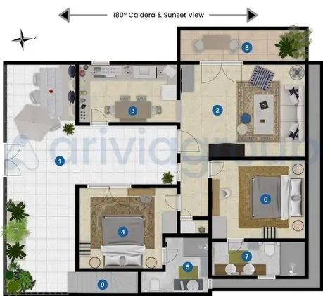 Villa, 2 Yatak Odası