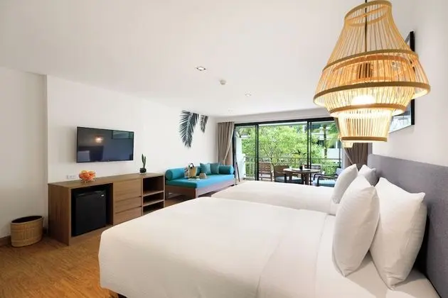 Deluxe Oda, 2 Tek Kişilik Yatak, Balkon (Garden)