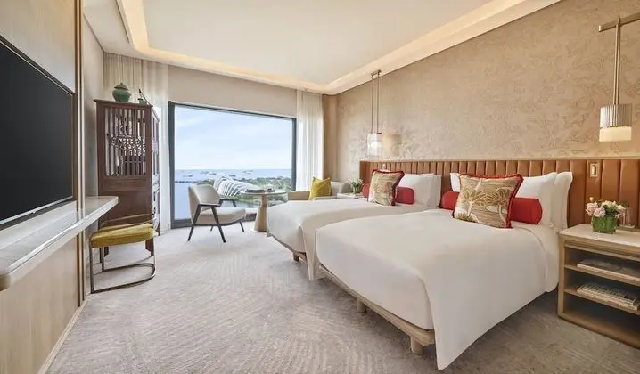 Oda, 1 En Büyük (King) Boy Yatak ve Çekyat (Marina Bay View, Lounge Access)