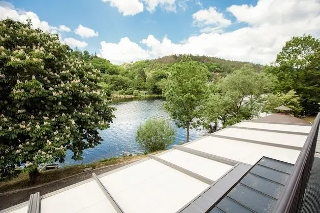 Panoramic Tek Büyük Yataklı Oda, Balkon, Nehir Manzaralı
