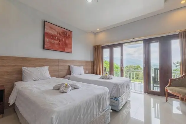 Elite İki Ayrı Yataklı Oda, Tepe Manzaralı