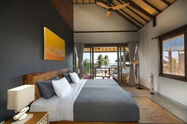 Deluxe Tek Büyük Yataklı Oda, 2 Tek Kişilik Yatak, Okyanus Manzaralı