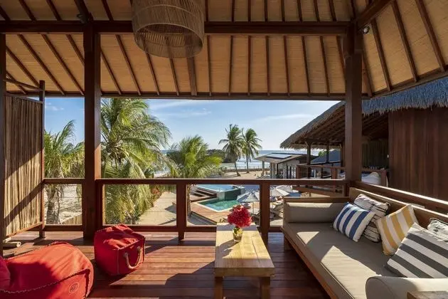 Deluxe Tek Büyük Yataklı Oda, 2 Tek Kişilik Yatak, Okyanus Manzaralı