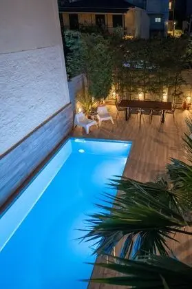 Deluxe Apart Daire, 3 Yatak Odası, Kişiye Özel Havuzlu, Zemin Kat