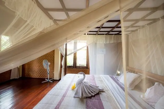 Büyük Yataklı Tek Kişilik Oda (Villa Bambu Kura-Kura)