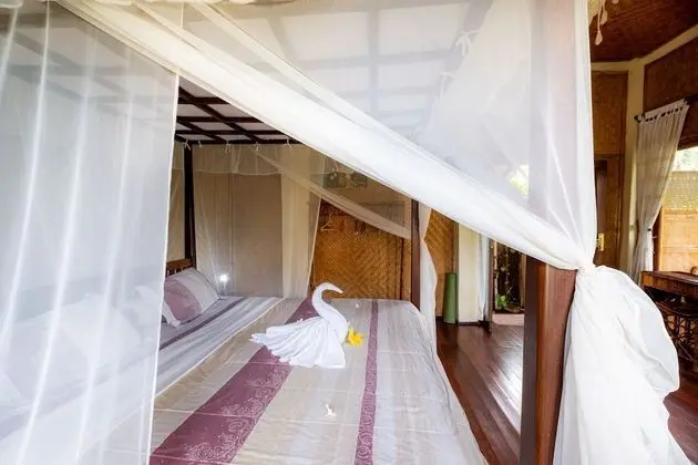 Büyük Yataklı Tek Kişilik Oda (Villa Bambu Kura-Kura)