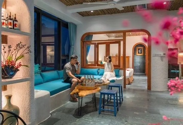 Premium Süit, Birden Çok Yatak, Okyanus Manzaralı (Blue House)