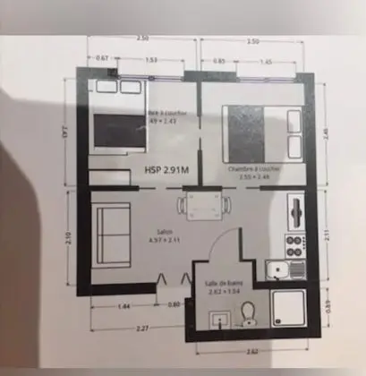 Classic Apart Daire, Banyolu/Duşlu, Avlu Manzaralı (Montmartre)