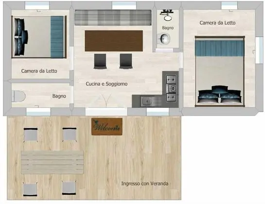 Basic Karavan, 2 Yatak Odası