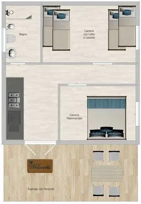 Comfort Bungalov, 3 Yatak Odası