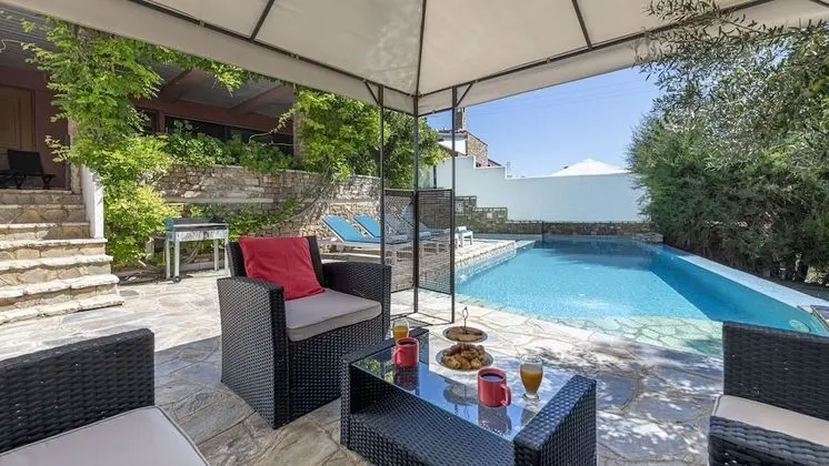 Exclusive Villa, 4 Yatak Odası, Kişiye Özel Havuzlu, Havuz Manzaralı (Afrodite)