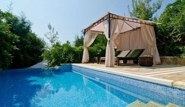 Executive Villa, 4 Yatak Odası, Kişiye Özel Havuzlu, Havuz Manzaralı (Artemis)
