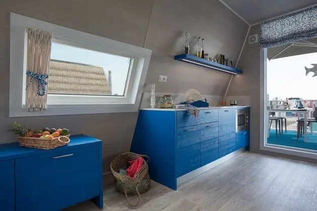 Dubleks, 2 Yatak Odası, Teras (Houseboat)