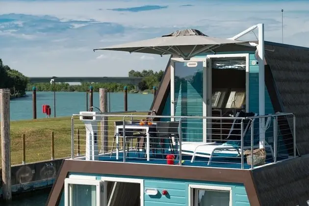 Dubleks, 2 Yatak Odası, Teras (Houseboat)