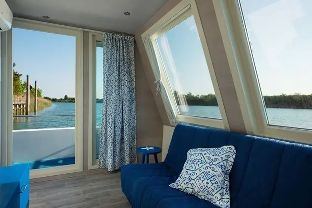 Dubleks, 2 Yatak Odası, Teras (Houseboat)