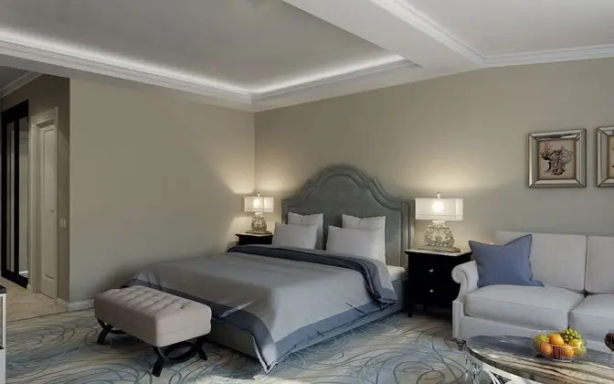 Deluxe Tek Büyük Yataklı Oda, Kısmi Deniz Manzaralı