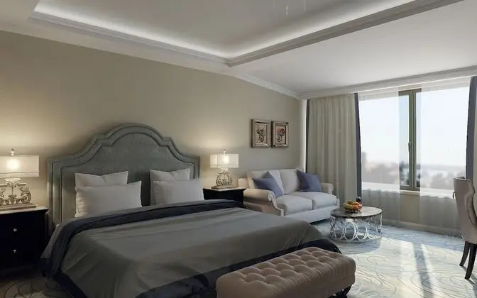 Deluxe Tek Büyük Yataklı Oda, Kısmi Deniz Manzaralı