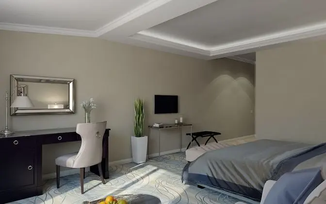Deluxe Tek Büyük Yataklı Oda, Kısmi Deniz Manzaralı