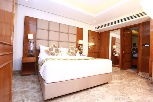 Premium Tek Büyük Yataklı Oda, 1 Yatak Odası, Buzdolabı, Park Manzaralı