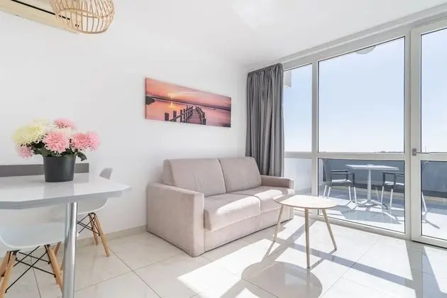Superior Apart Daire, Banyolu/Duşlu, Deniz Manzaralı (1 Hab + Balcon)