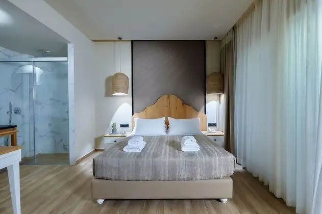 Deluxe Bungalov, 1 Büyük (Queen) Boy Yatak ve Çekyat, Kişiye Özel Havuzlu, Deniz Manzaralı