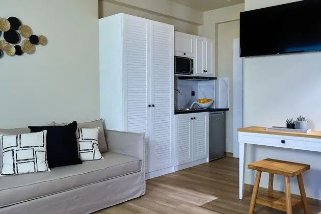 Deluxe Bungalov, 1 Büyük (Queen) Boy Yatak ve Çekyat, Kişiye Özel Havuzlu, Deniz Manzaralı