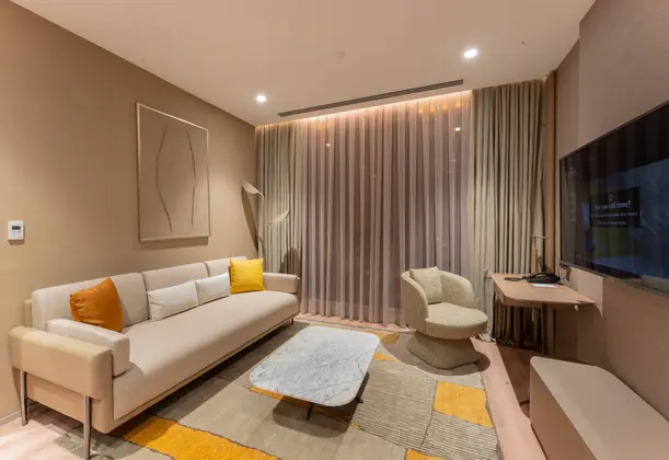 Daire-Tek Yatak Odalı,Şehir Manzaralı,Balkonsuz