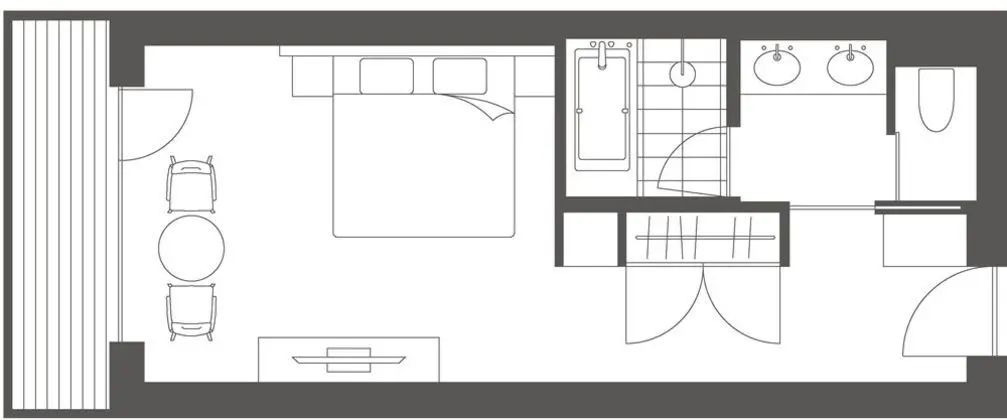 Standard Oda, 1 En Büyük (King) Boy Yatak, Sigara İçilmez (New Bld. Free access to 24h lounge)