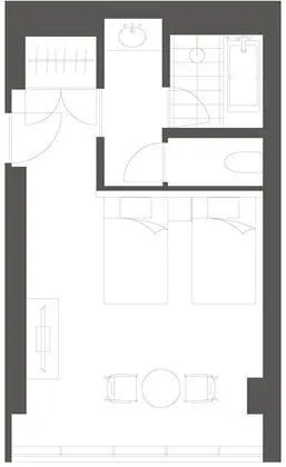 Superior İki Ayrı Yataklı Oda, Sigara İçilmez (New Bld. Free access to 24h lounge)