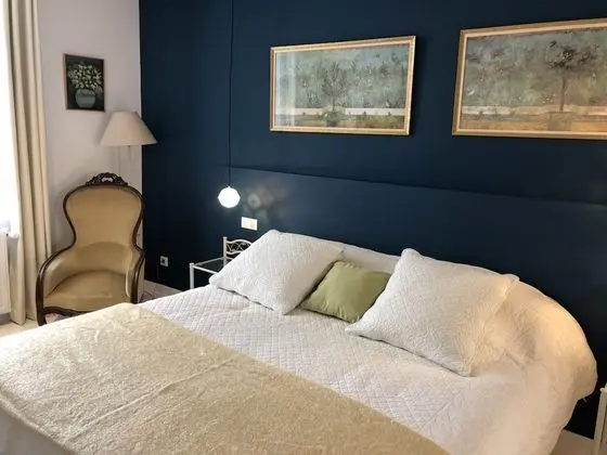Deluxe Tek Büyük veya İki Ayrı Yataklı Oda (La Chambre Bleue)