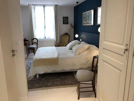Deluxe Tek Büyük veya İki Ayrı Yataklı Oda (La Chambre Bleue)