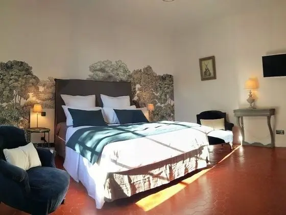 Comfort Tek Büyük Yataklı Oda, Özel Banyo, Bahçe Manzaralı (Bel Arbre)