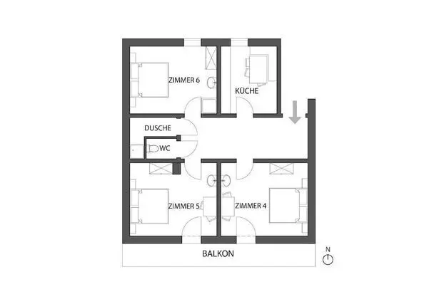 Apart Daire, 3 Yatak Odası (1)