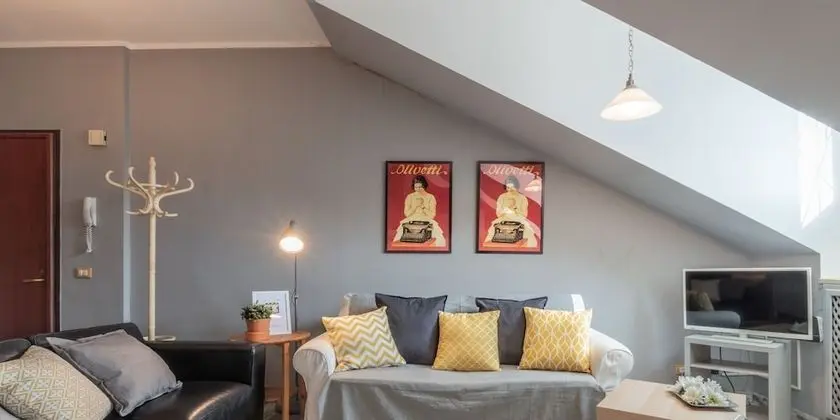 Apart Daire, 1 Yatak Odası (Elegant attic close to Porta Nuova)