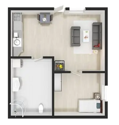 Standard Apart Daire, 1 Yatak Odası