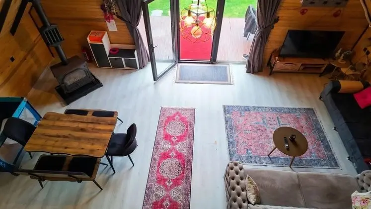 3+1 Bungalov,Havuz Manzaralı,Isıtmalı Özel Havuzlu