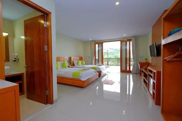 Deluxe İki Ayrı Yataklı Oda, Birden Çok Yatak, Balkon, Dağ Manzaralı