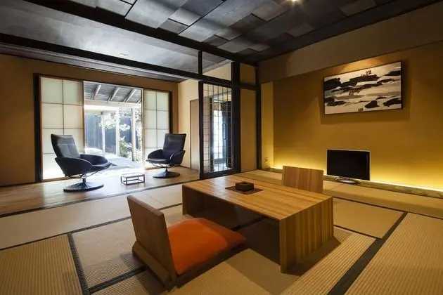 Luxury Oda, Özel Banyo (Tatami Area, Private Open-Air Bath)