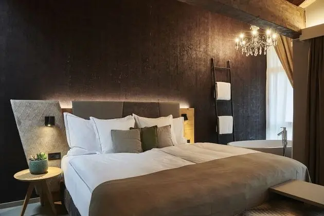 Tek Büyük Yataklı Oda, Balkon, Dağ Manzaralı (Spa Double Room with Matterhornview)