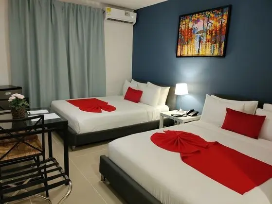 Deluxe Tek Büyük Yataklı Oda, 2 Çift Kişilik Yatak