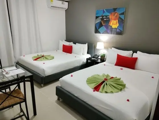 Deluxe Tek Büyük Yataklı Oda, 2 Çift Kişilik Yatak