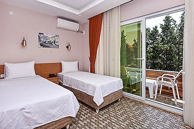 Deluxe İki Tek Yataklı Oda, Dağ Manzaralı, Balkonlu