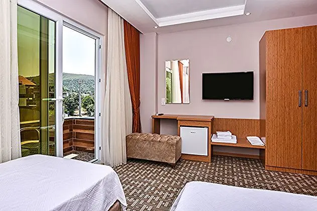 Deluxe İki Tek Yataklı Oda, Dağ Manzaralı, Balkonlu