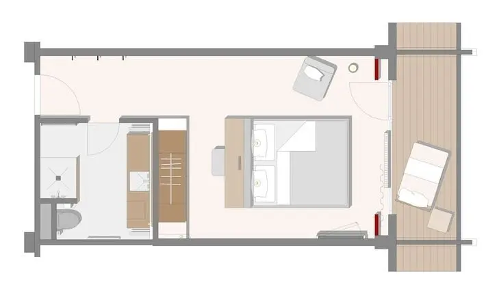 Superior Tek Büyük Yataklı Oda