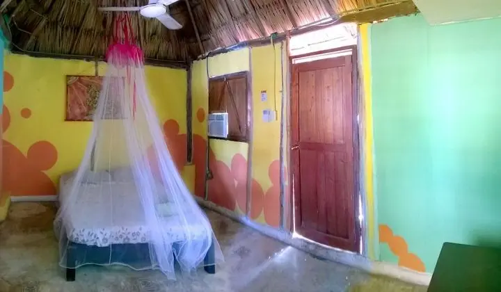 Kulübe, Özel Banyo (Palapa One bed with AC)